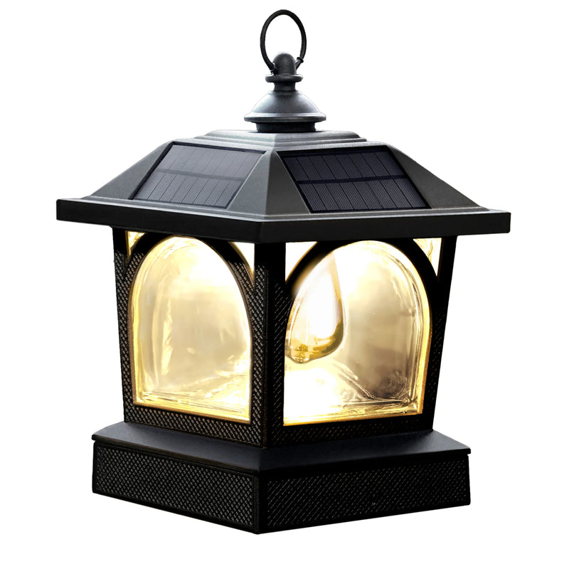 Edison Solar Post Cap/Table Top/Garden Lantern