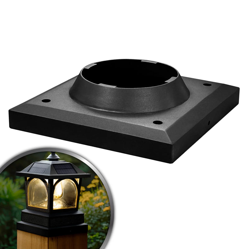 Holiday Solar Post Cap/Table Top/Garden Lantern