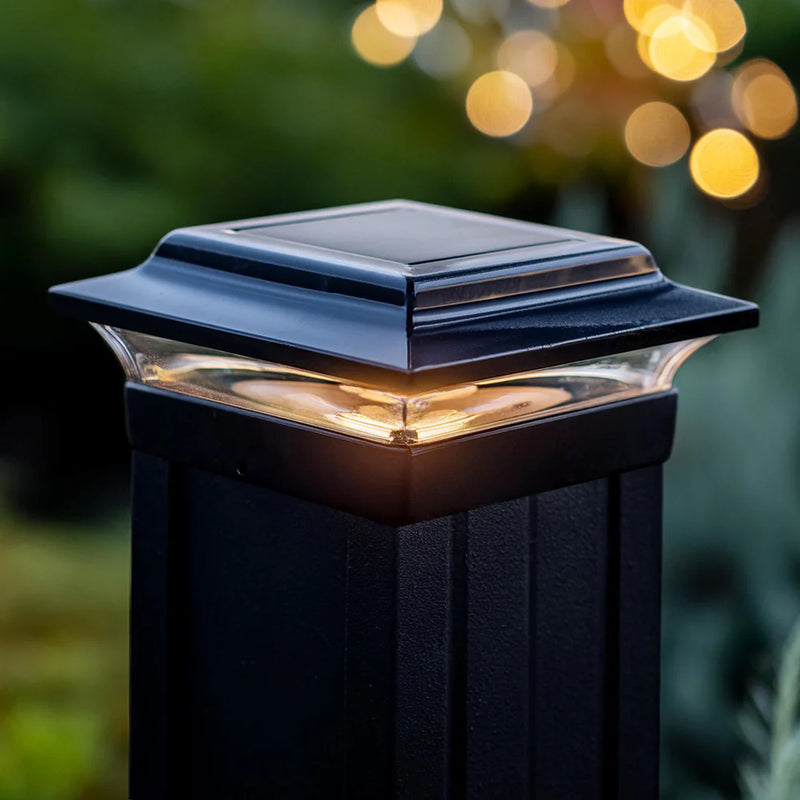 Imperial 4.5" Metal Solar Post Cap Light