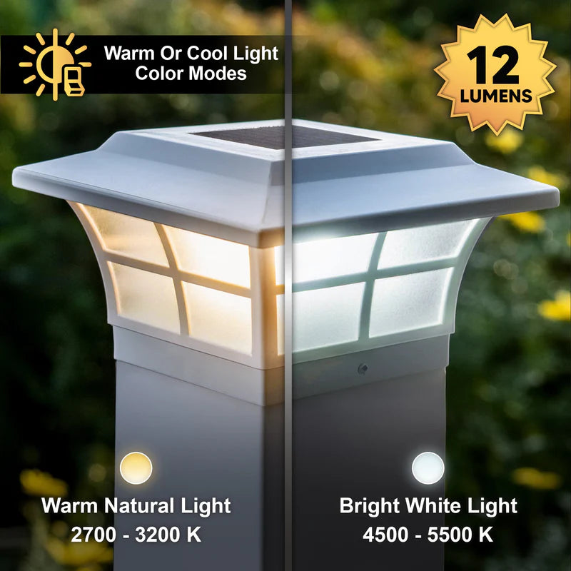 Prestige Solar Post Cap Light - White 5x5