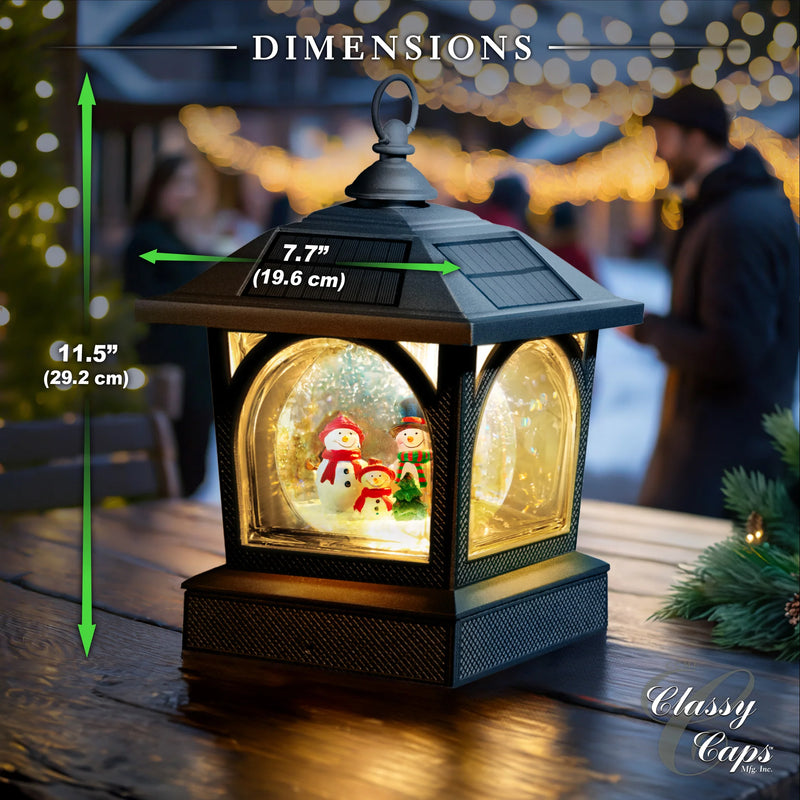 Holiday Solar Post Cap/Table Top/Garden Lantern